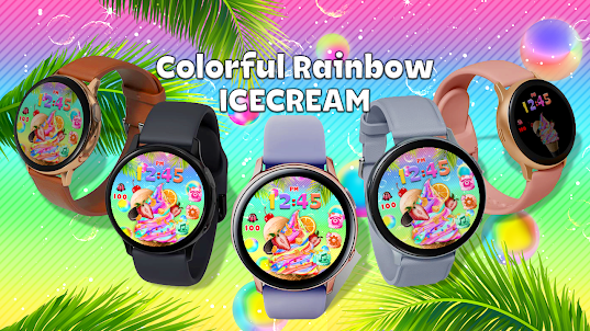 Rainbow Icecream_Watchface