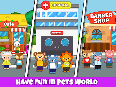 Pretend Pet Hospital Town Life  screenshots 1