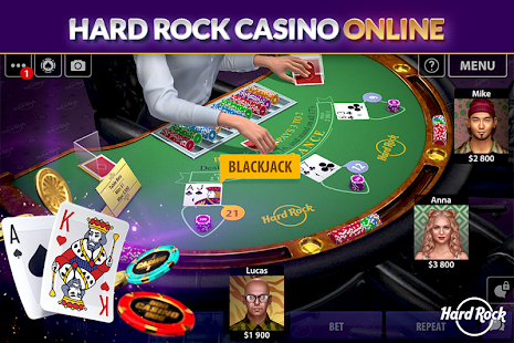 Hard Rock Blackjack & Casino Varies with device screenshots {n} 1