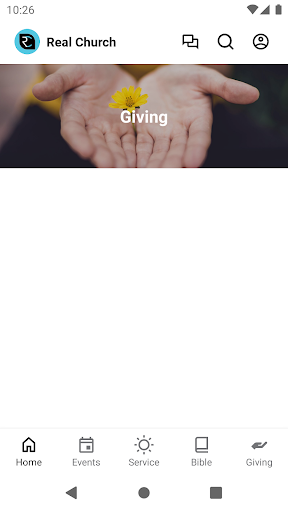Android application Real Church AL screenshort