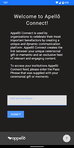 Android application Appellō Connect screenshort