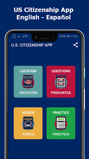 Android application US Citizenship Test 2023 Pro screenshort
