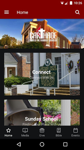 Android application Carthage UMC screenshort