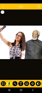 Selfie With Morgan Freeman
