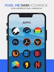 screenshot of Pixel DARK Icon Pack