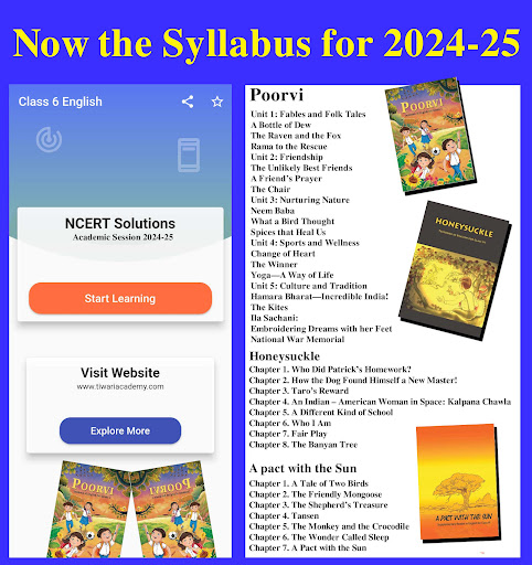 Android application Class 6 English for 2024-25 screenshort