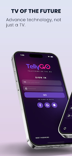 Android application TellyGo screenshort