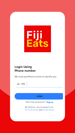 FijiEats Driver Screen 2