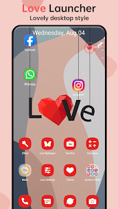 Love Launcher: lovely launcher app apk free download 1
