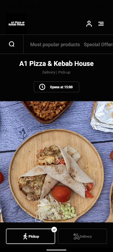 Android application A1 Pizza & Kebab House screenshort