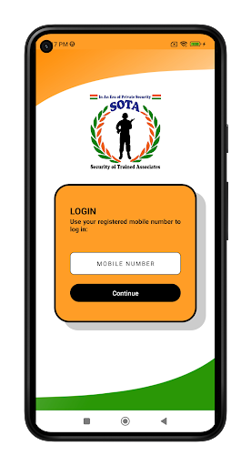 Android application SOTA screenshort