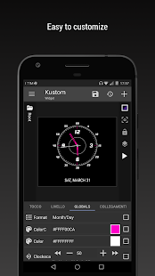 S9 for Kustom - Widget, Locksc Captura de pantalla