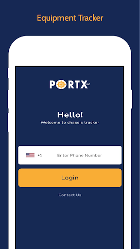 Android application Portx Equipment Tracker screenshort