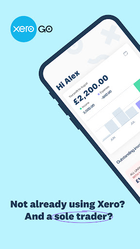 Android application Xero Go: Expense & Invoice app screenshort