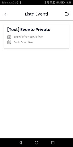 MT Distribuzione Event Manager Screen 2