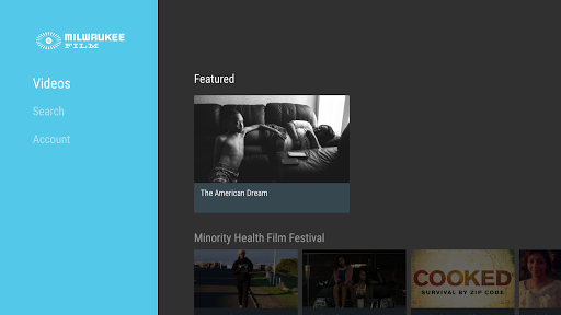 Android application Milwaukee Film screenshort