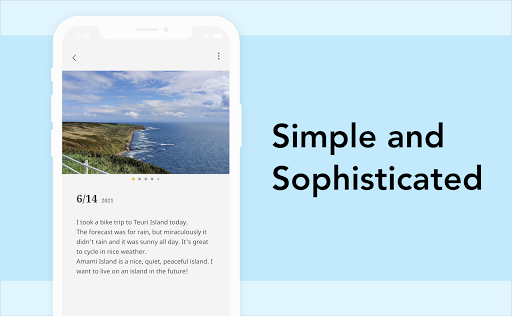 Android application Simple Diary, Journal, and Not screenshort