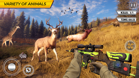 Wild Animal Hunting Games Gun