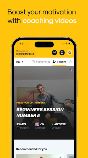 Kinomap: Ride Run Row Indoor screenshot 4