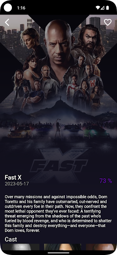 Movie App Screen 2