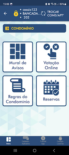 Android application Portaria Lite Locktec screenshort