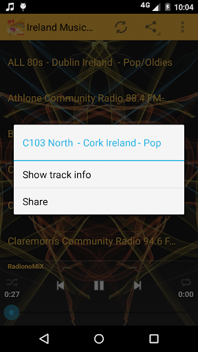 Ireland Music ONLINE Screen 2