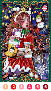 Christmas Color by Number Game 1.0.1 APK + Мод (Unlimited money) за Android
