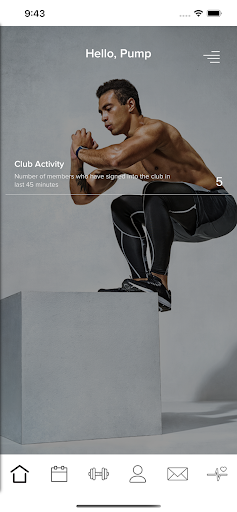 Android application Pumpup Fitness screenshort