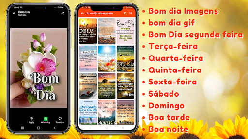 Imagem com Mensagem de Bom Dia Screen 2