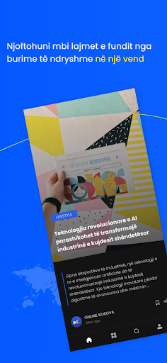 Android application Online Kosova screenshort