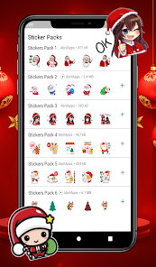 Captura 1 WAStickerApps Navidad Stickers android