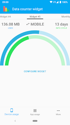 Data counter widget pro | data usageのおすすめ画像1