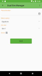 Dual SIM manager Captura de tela