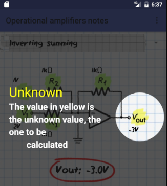 Operational amplifiers notes