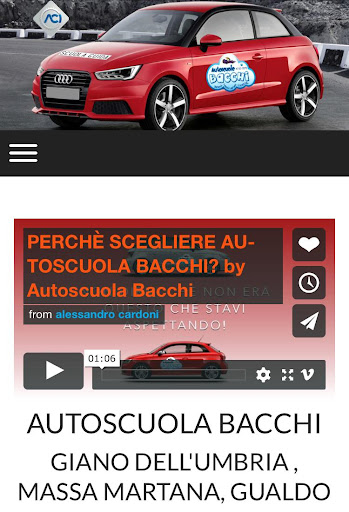 Android application Autoscuola Bacchi screenshort