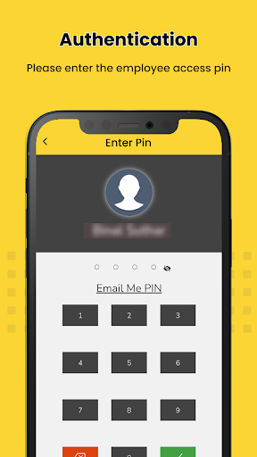 UPAK TimeCard Screen 3