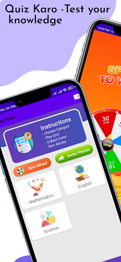 Android application Quiz Karo -Test your knowledge screenshort