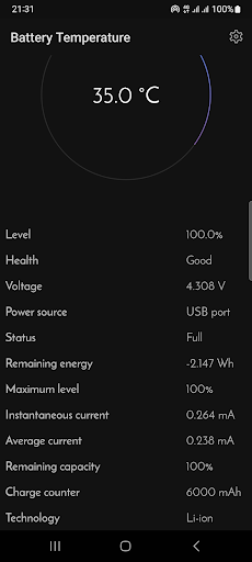 Battery Temperature 2