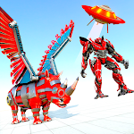 Cover Image of Download Wild Rhino Transform Bike Robot Wars: Robot Game 1.0.8 APK