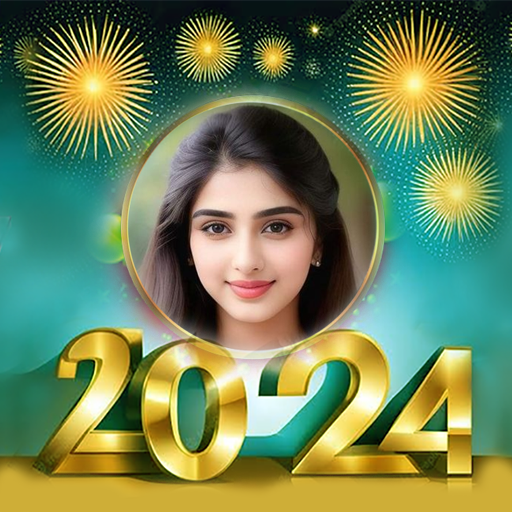 Happy New Year Photo Frame  Icon