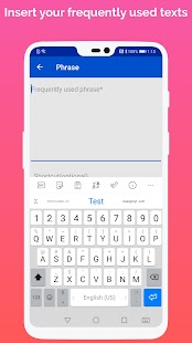 LazyBoard - Phrase Keyboard. Captura de tela