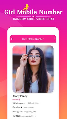 Girls Mobile Number Prank – Random Girl Video Chatのおすすめ画像5