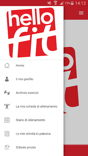 Android application Hello Fit Training screenshort
