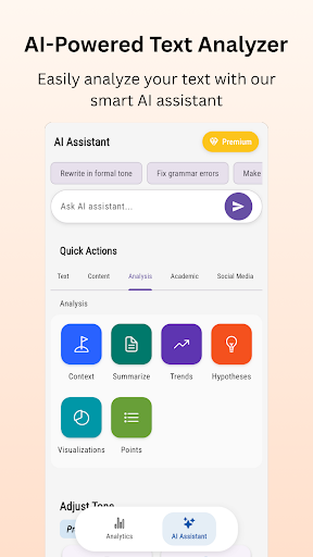 Text Analyzer AI Screenshot 1 - AppWisp.com