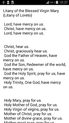Litany of Loreto audio + text Screenshot 3 - AppWisp.com