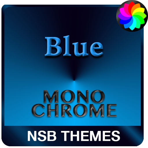 MonoChrome Blue for Xperia 1.5.0 Icon