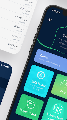 Android application Qibla Finder - Compass, Prayer screenshort