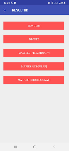 Android application Exam Result Notice - BD screenshort