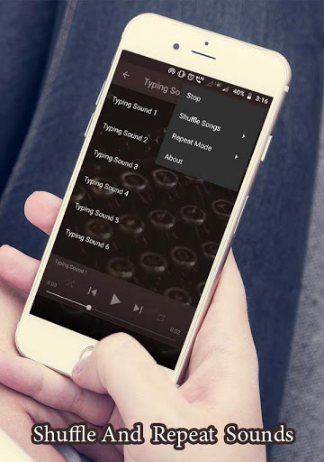 Typing Sounds Screen 2