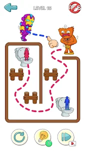 Toilet Rush - Maze Puzzle
